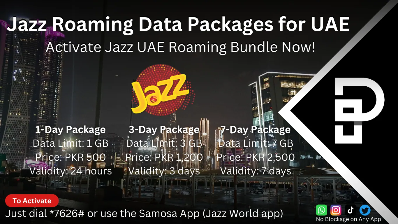 Jazz UAE Roaming Bundle