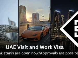 UAE Visit and Work Visa For Pakistanis are open now/Approvals are possible