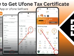 How to Get Ufone Tax Certificate