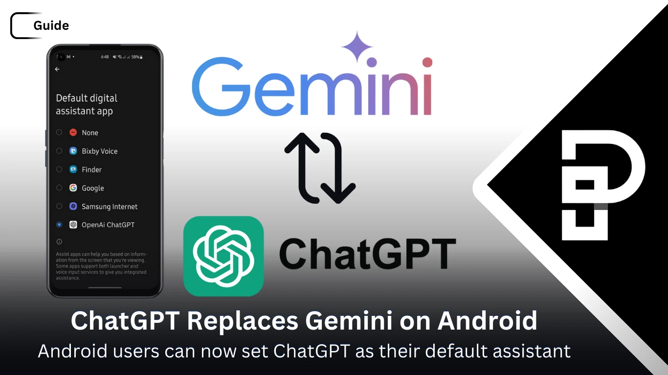 ChatGPT Replaces Gemini on Android