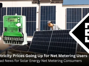 Electricity Prices Going Up for Net Metering Users