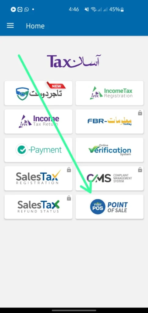 Use tax asaan app to report fake invoice guide