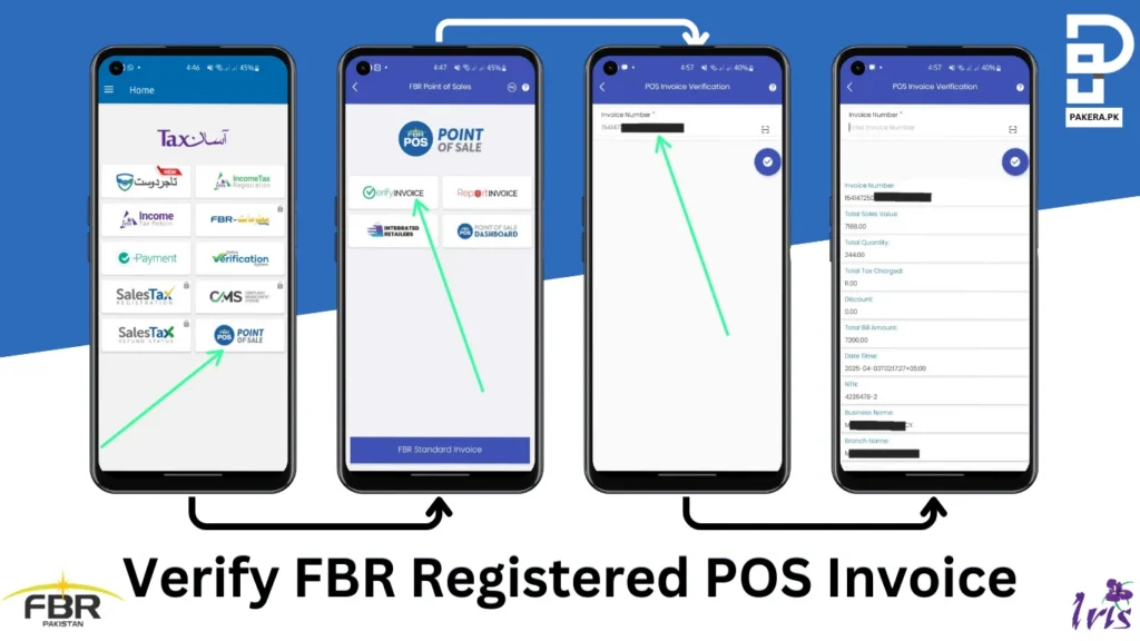 Verify FBR Registered POS Invoice