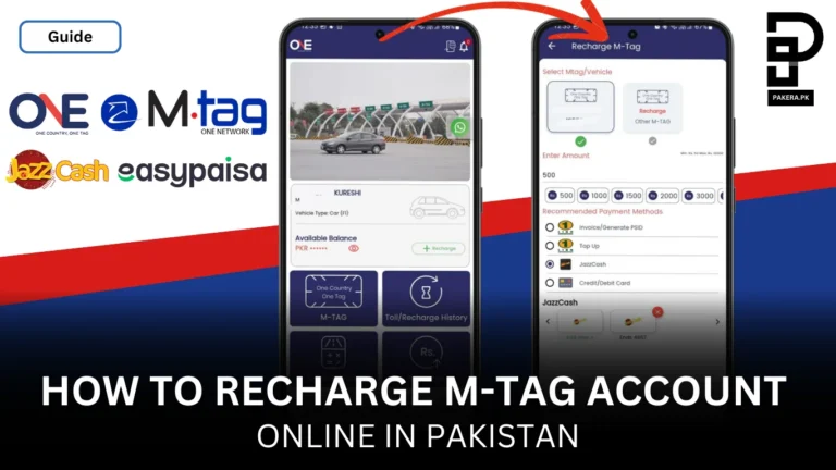 How to Recharge M-Tag Account Online in Pakistan