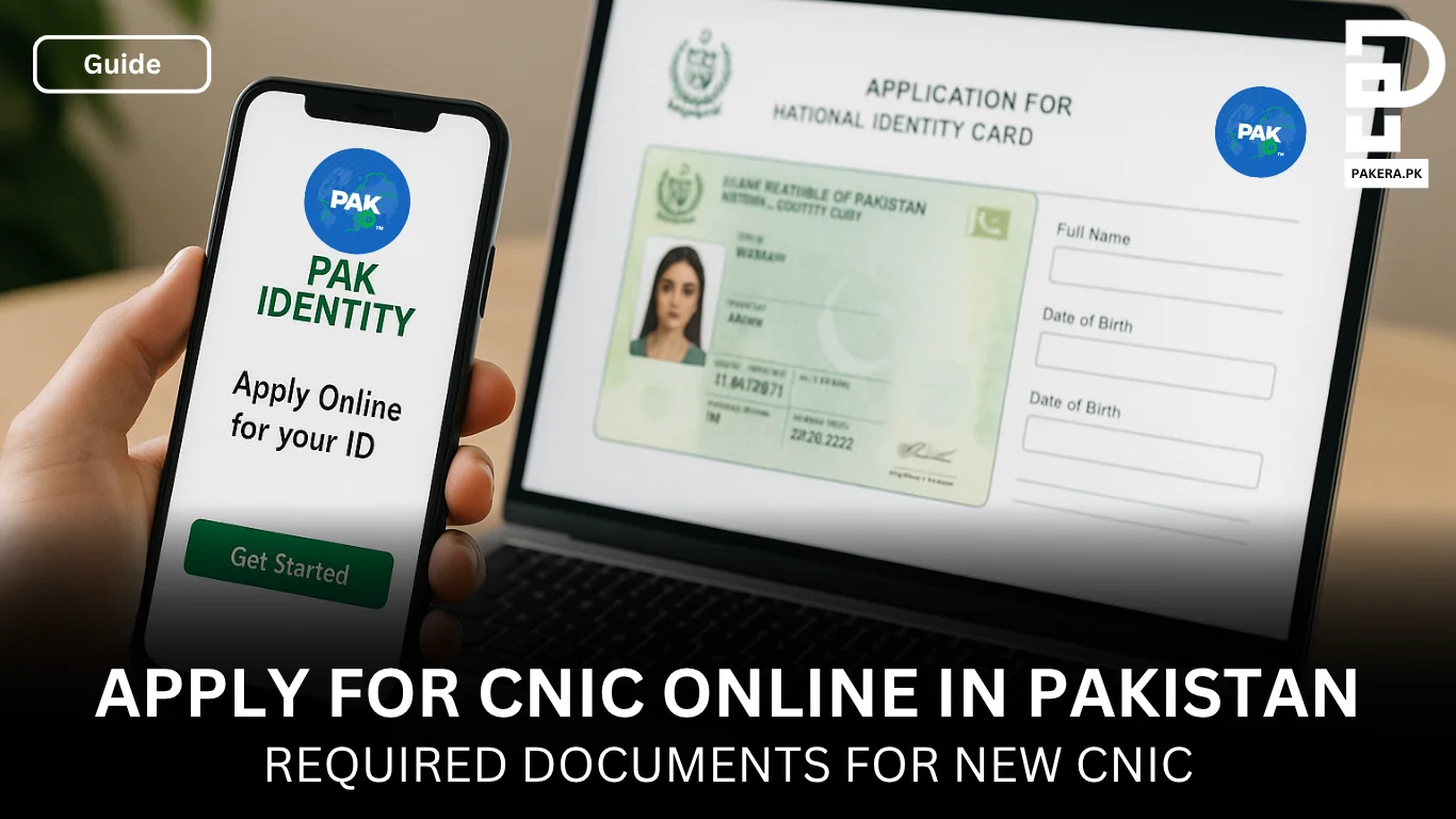 Apply for CNIC Online in Pakistan