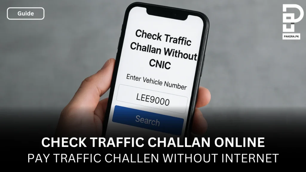 How to Check Traffic Challan by CNIC or License Plate in Punjab Check Traffic Challan Online