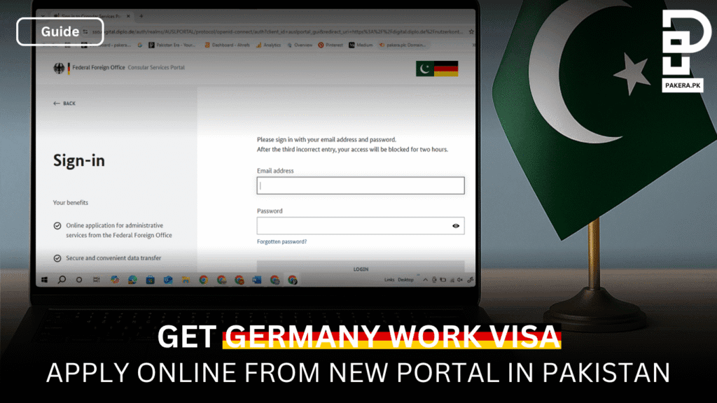 Germany Launches New Online Work Visa Portal for Pakistanis How to apply for Germany Work Visa in Pakistan