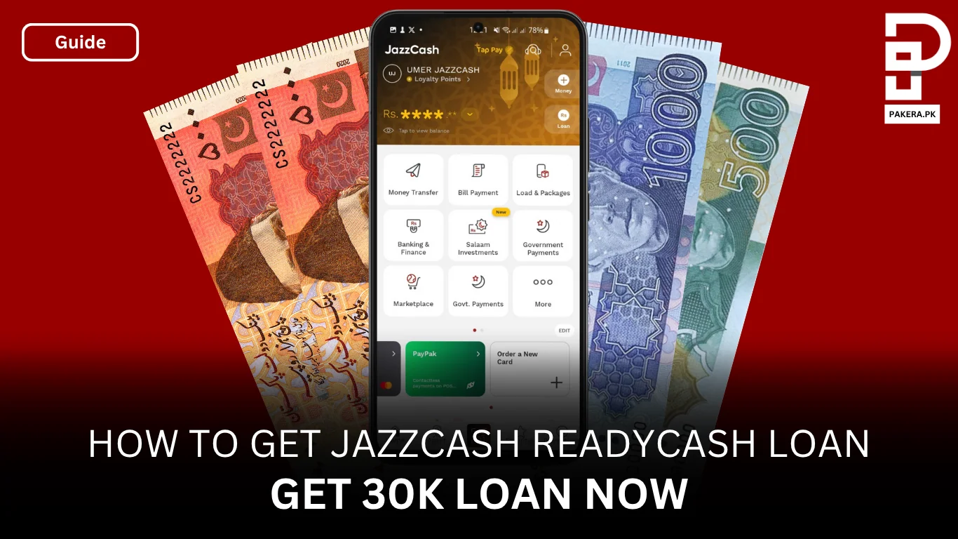 How to get Jazzcash ReadyCash Loan