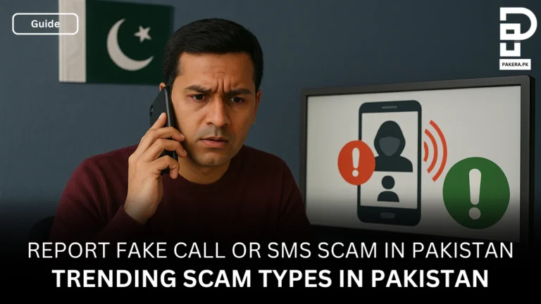 Report Fake Call or SMS Scam in Pakistan