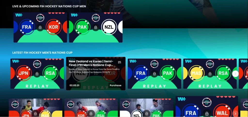 Watch Hockey Nations Cup Final live Online