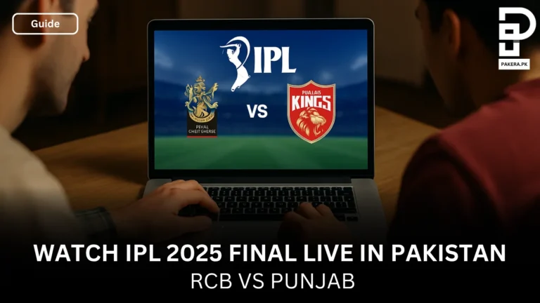 Watch IPL 2025 Final Live in Pakistan