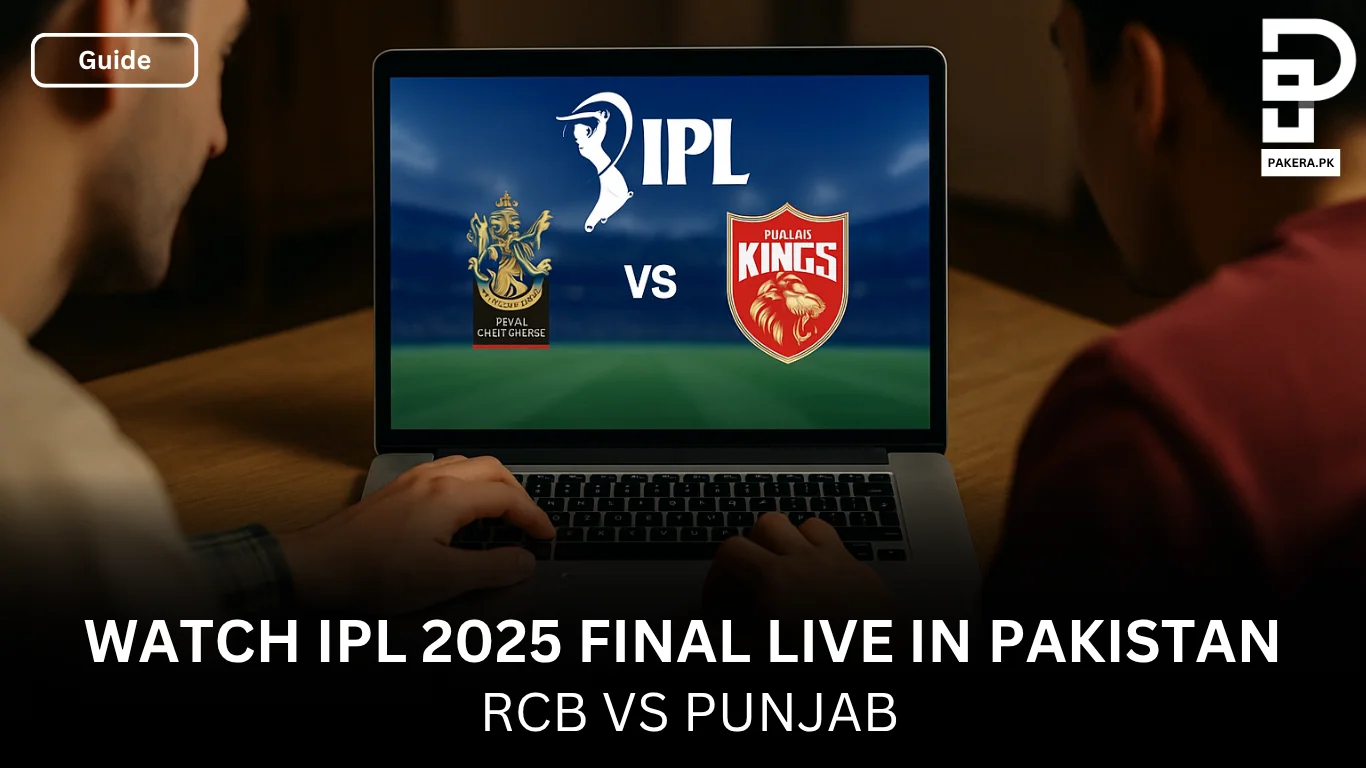 Watch IPL 2025 Final Live in Pakistan