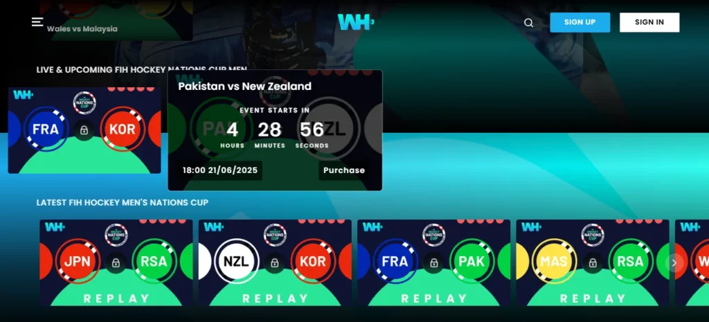 Watch Pakistan Vs New Zealand Live Online Hockey Match