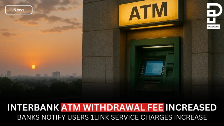 How much ATM Fee increase in Pakistan