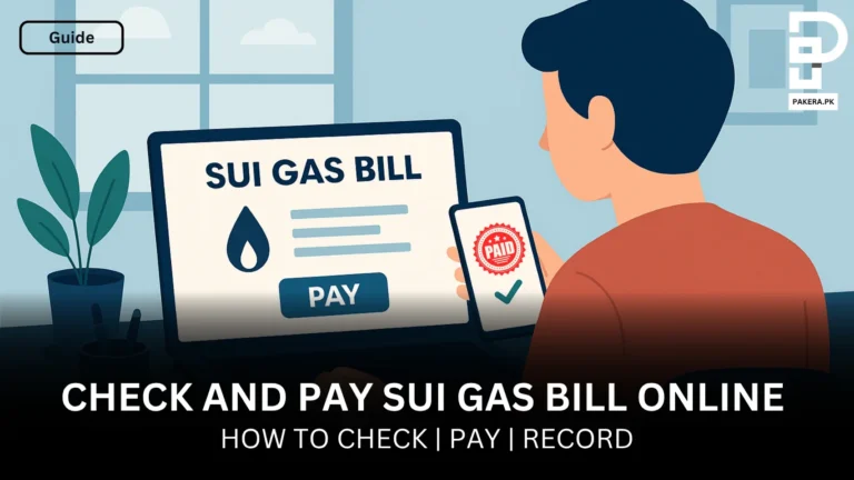 How to Check and Pay Sui Gas Bill Online in Pakistan (2025)