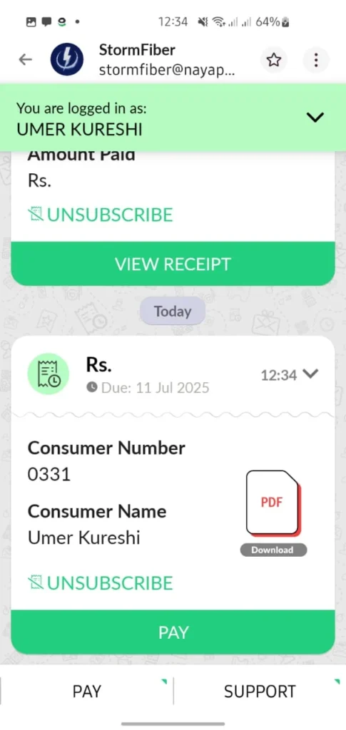Pay bills Online