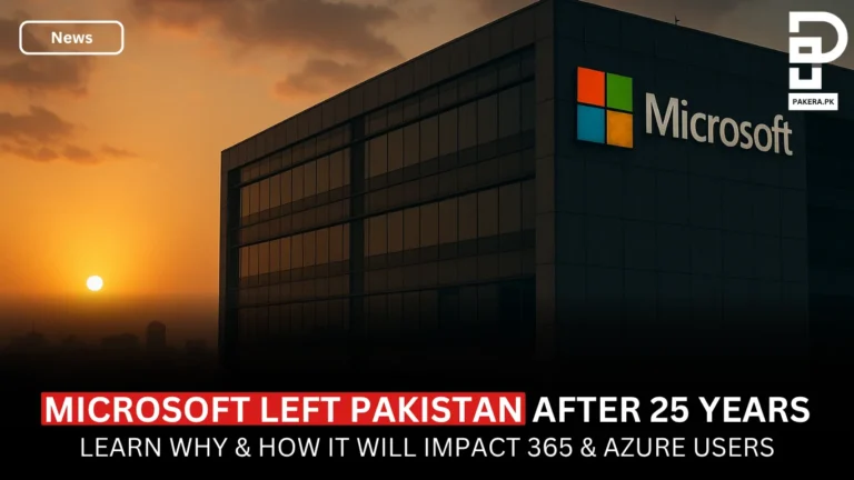 Why Microsoft Left Pakistan