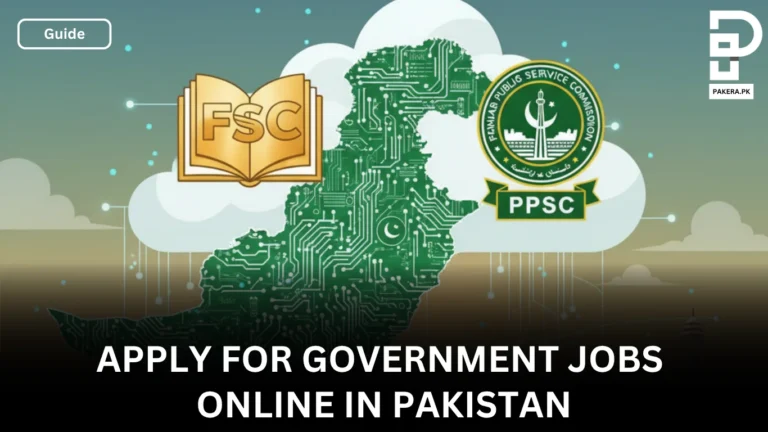 How to Apply for Government Jobs Online in Pakistan