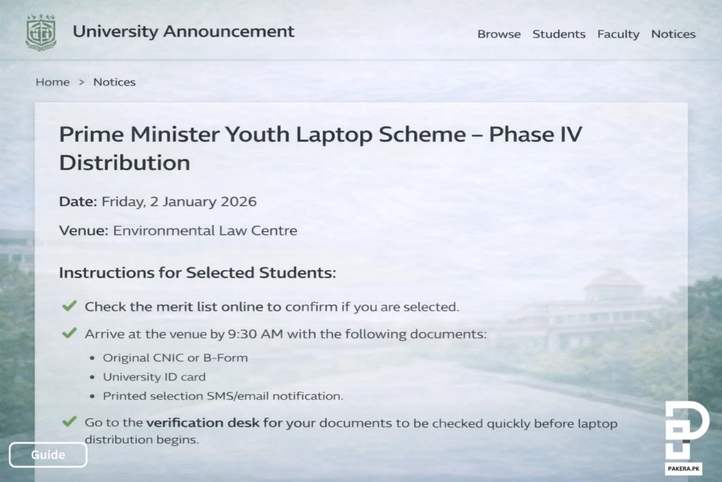 PM laptop scheme Distribution announcement