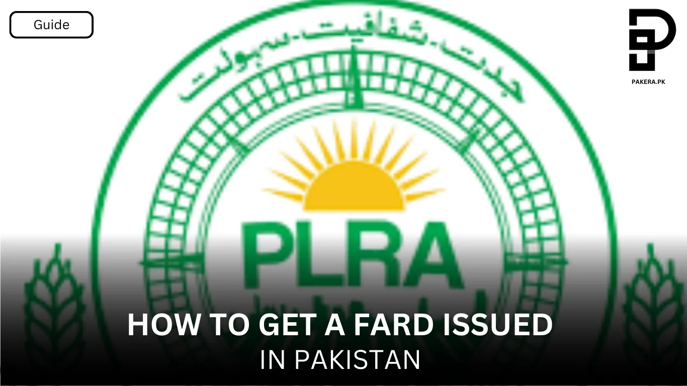 How to Get a Fard Issued in Pakistan.