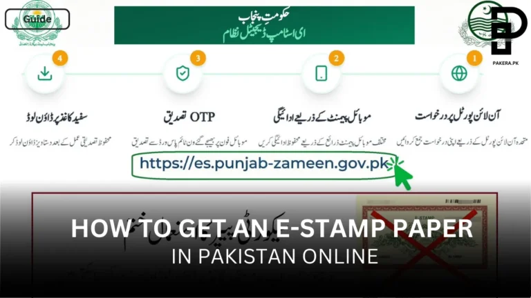How to Get an E-Stamp Paper in Pakistan Online