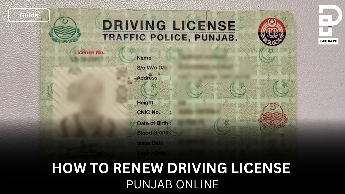 How to renew Driving License Punjab Online