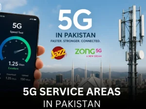 5G Service Areas in Pakistan