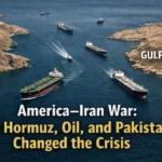 America Iran war Strait of Hormuz oil tanker ships Iran coast and Gulf region crisis headline image
