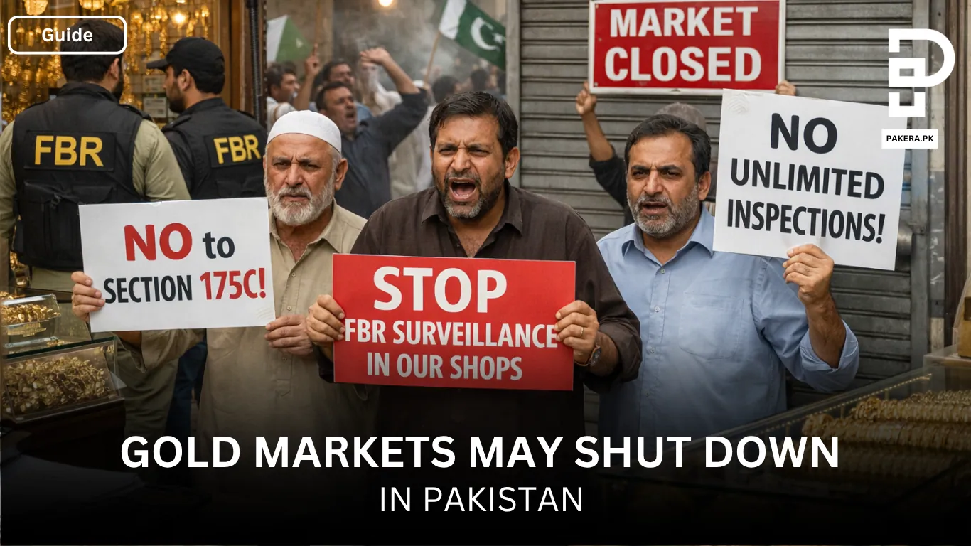 Gold-Markets-May-Shut-Down-in-Pakistan-as-Jewelers-Protest-FBR-Policies.