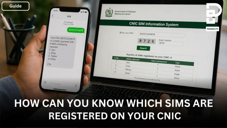 How Can You Know Which SIMs Are Registered on Your CNIC