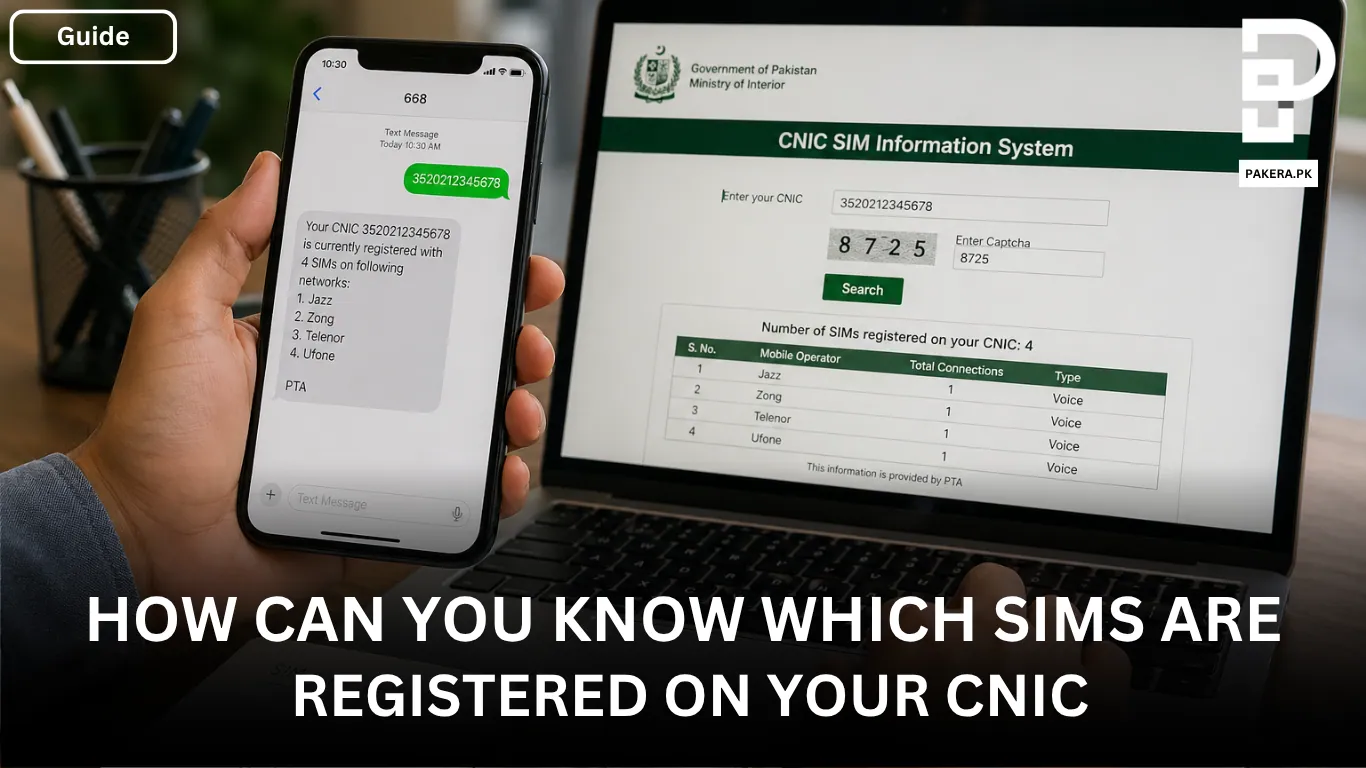 How Can You Know Which SIMs Are Registered on Your CNIC