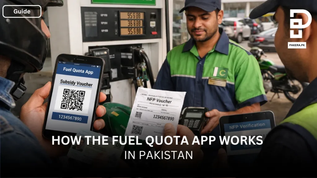 How the Fuel Quota App Works in Pakistan