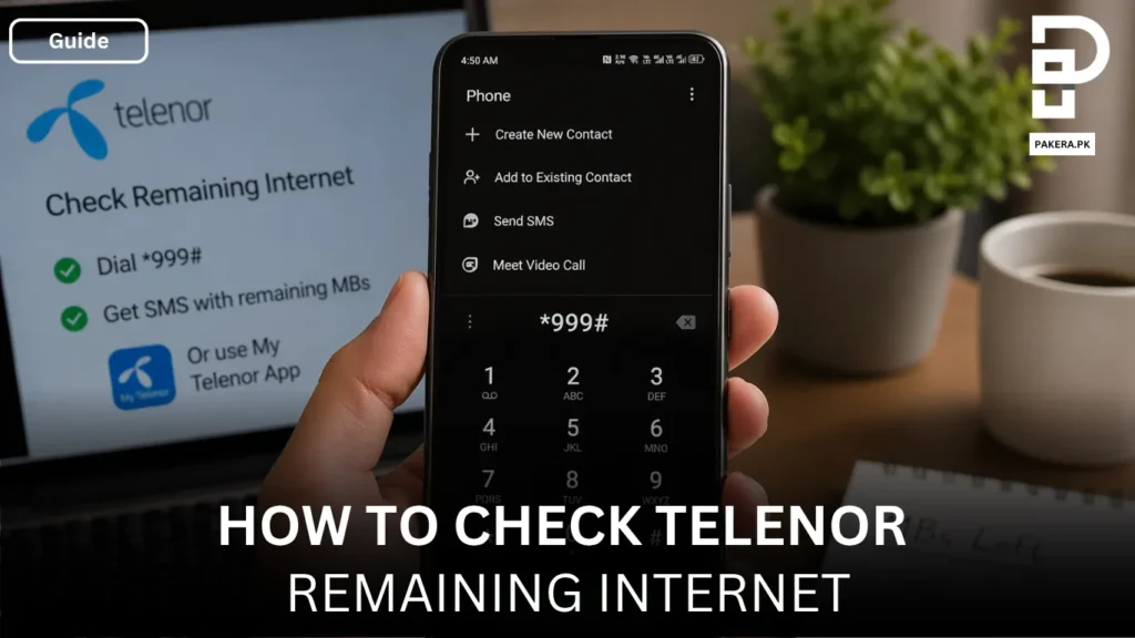 How to Check Telenor Remaining Internet