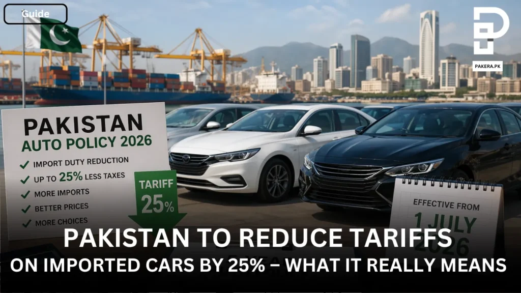 Pakistan to Reduce Tariffs on Imported Cars by 25% – What It Really Means