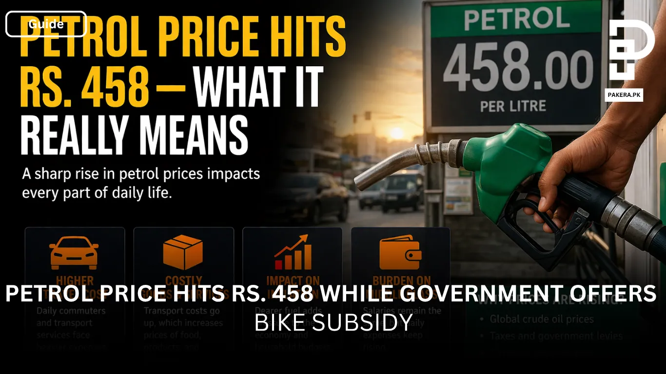 Petrol Price Hits Rs. 458 While Government Offers Bike Subsidy—What It Really Means