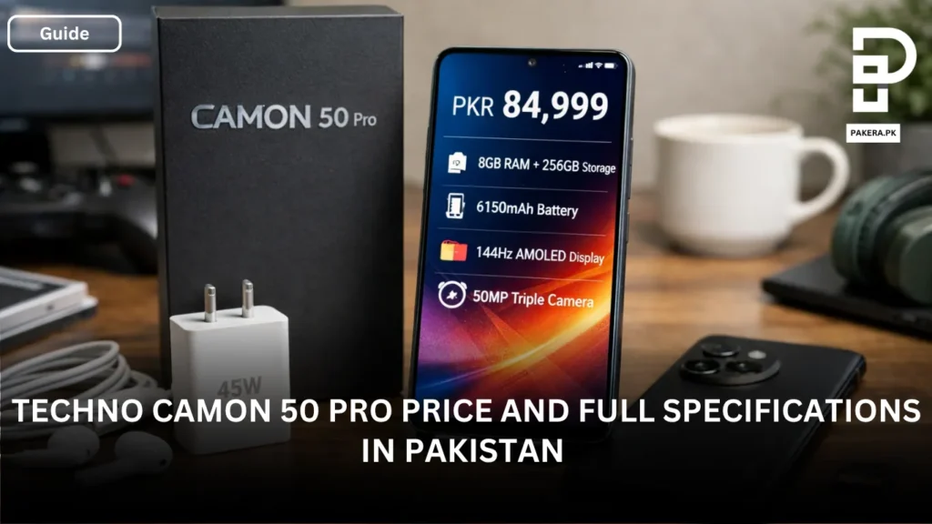 Techno Camon 50 Pro Price in Pakistan and Full Specifications
