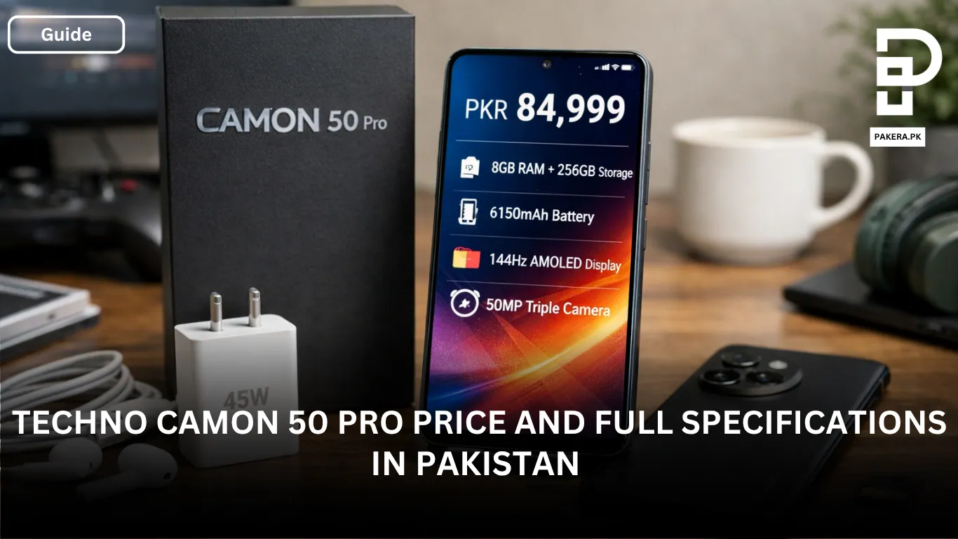 Techno Camon 50 Pro Price in Pakistan and Full Specifications