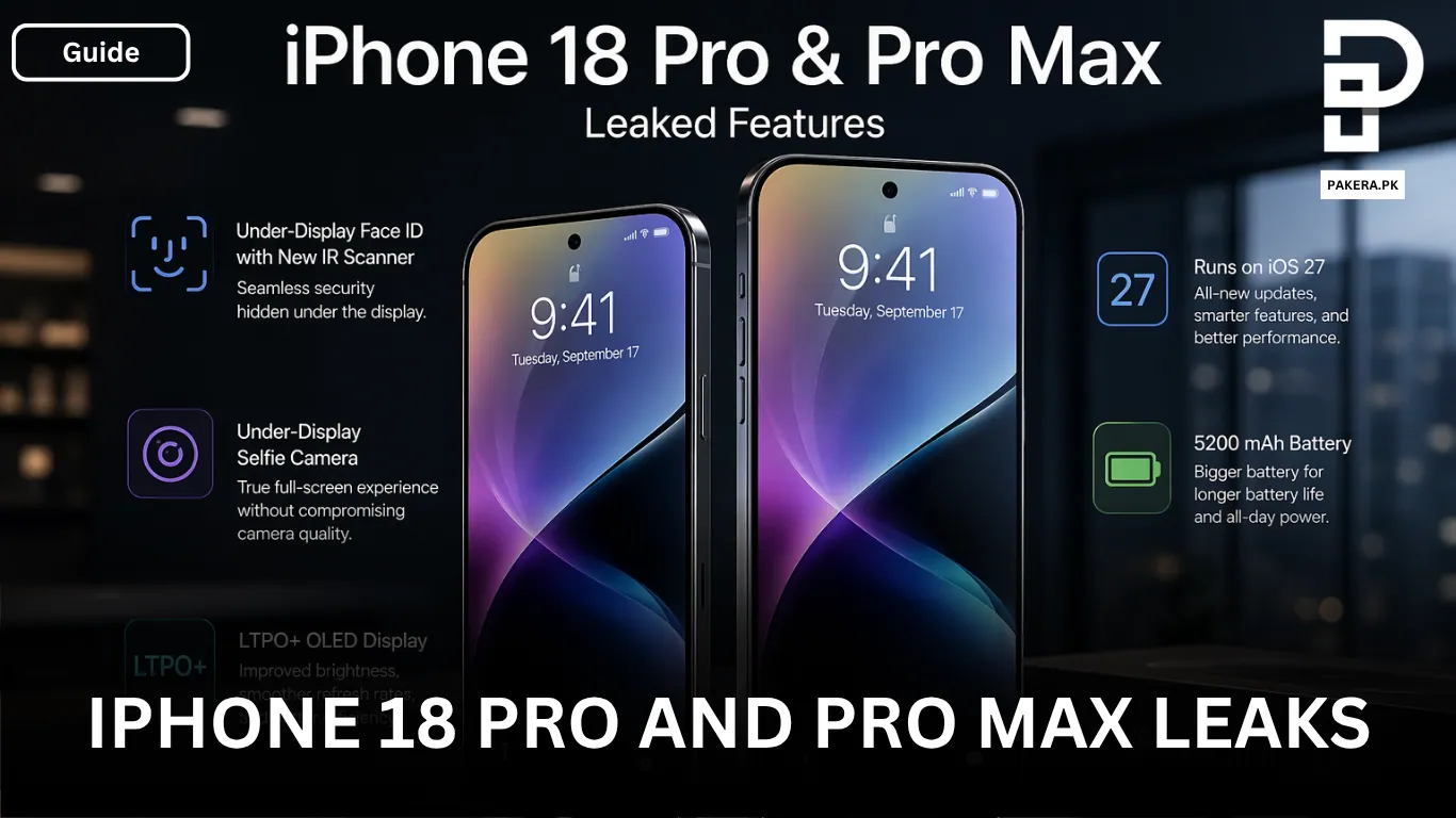 iPhone 18 Pro and Pro Max Leaks