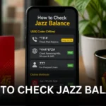How to Check Jazz Balance