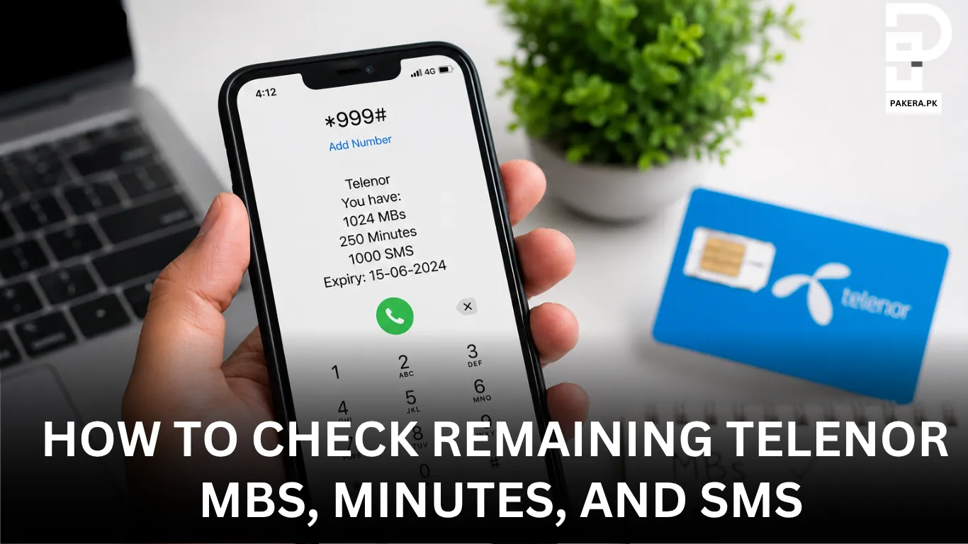 How to Check Remaining Telenor MBs, Minutes, and SMS