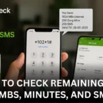 How to Check Remaining Zong MBs, Minutes, and SMS