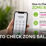 How to Check Zong Balance