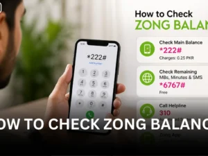 How to Check Zong Balance