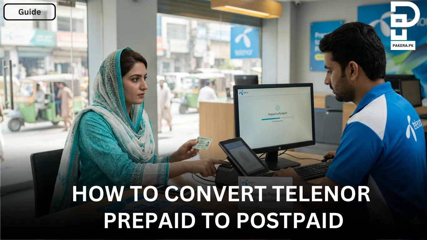 How to Convert Telenor Prepaid to Postpaid