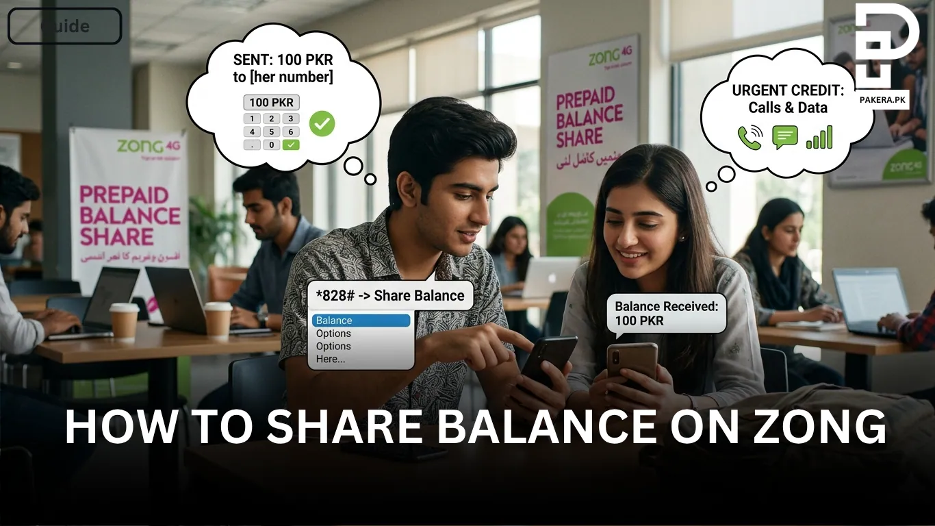 How to Share Balance on Zong