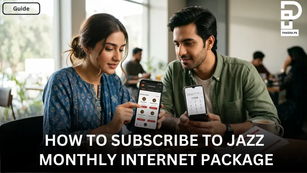 How to Subscribe to Jazz Monthly Internet Package