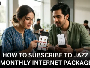 How to Subscribe to Jazz Monthly Internet Package