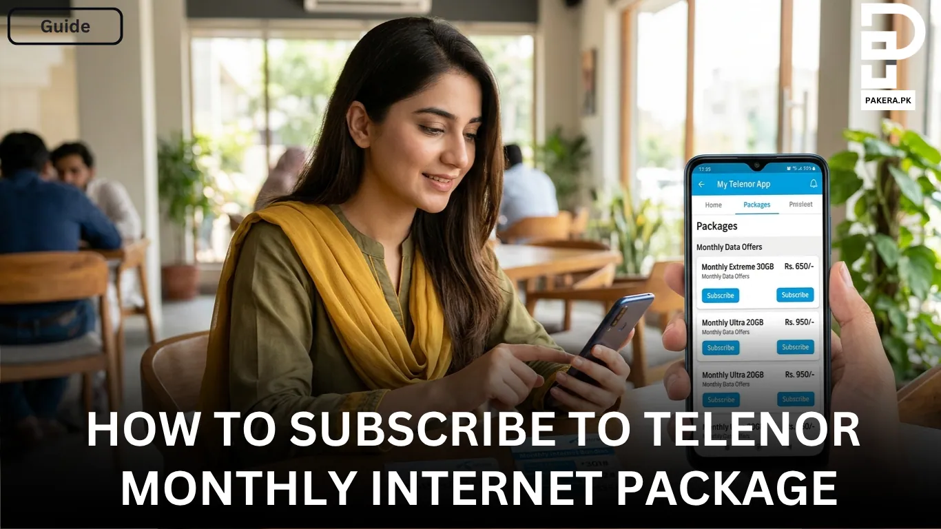 How to Subscribe to Telenor Monthly Internet Package