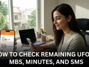 How to Check Remaining Ufone MBs, Minutes, and SMS (1)