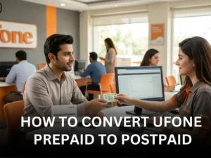 How to Convert Ufone Prepaid to Postpaid (1)